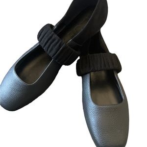 M. Gemi The Ballare Black Tumbled Leather Ballet Flats IT Size 39.5/US Size 8.5